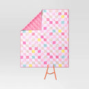 Bright Checkerboard Picnic Blanket