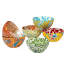 Set of 6 Damask Floral All Purpose 12oz Bowls