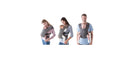 Embrace Cozy Knit Newborn Carrier for Babies - Heather Gray