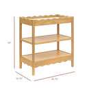 Swell Changing Table - Natural Walnut