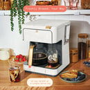 Multi-Brew 12-Cup Programmable Drip & Single-Serve Coffee Maker - White Icing