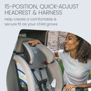 One4Life Slim All-in-One ClickTight Car Seat - Seafoam