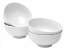 Classic 4 Piece Porcelain All Purpose Bowls - White