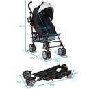 Lightweight Baby Toddler Umbrella Travel Stroller - Black