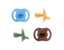 Ultra-Light Stay Put Silicone Pacifier 18-36 Months - Blue & Green - 4pk: BPA-Free