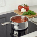 Classic 1qt Stainless Steel Saucepan with Cover - Silver