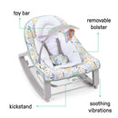 Keep Cozy 3-in-1 Grow with Me Baby Bouncer Rocker & Toddler Seat - Isle of Palms