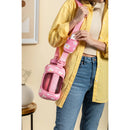 64oz Water Bottle with Bag - Pink Daisy