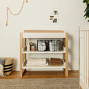Nantucket Changing Table - Warm White & Honey