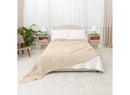 Muslin Cotton Blanket for Adults, Extra Large, King 108" x 90" - Sand