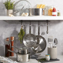 T-fal 14pc Expert Stainless Steel Cookware Set Silver.