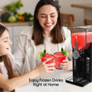 2.6L Slushie Machine & Soft Serve Ice Cream Maker with Rapid Freezing Technology - Black