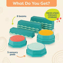 Sensory Balance Beams for Active Play Balance and Build Set