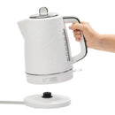 Electric Tea Kettle - White & Chrome
