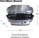 Breakfast Sandwich Maker - Silver