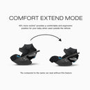 Cloud T Comfort Extend Infant Car Seat with SensorSafe - Sepia Black