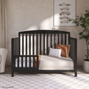 Convertible Crib Toddler Guard Rail - Matte Black