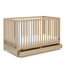 5-in-1 Convertible Crib with Drawer - Driftwood