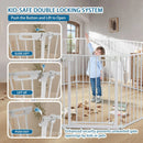 Easy Walk-Thru Safety Gate for Doorways and Stairways