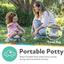 Nuby Travel Potty with Disposable Bags - Gray/White