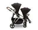 Single-to-Double Stroller - Black Windowpane (2023 model)