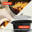 6.0 Qt Manual Slow Cooker - Oatmilk