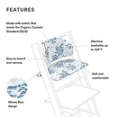 Cushion for High Chair - Waves Blue