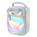 Upright Lunch Bag - White Holographic