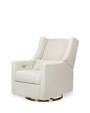 Glider Recliner with USB Charging - Ivory Boucle