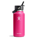 32oz Wide Mouth Flex Straw Water Bottle - Zinnia