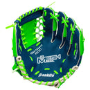 Meshtek Glove with Ball - Blue/Optic Green