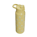 Stainless Steel Manual Chug Bottle - Yellow