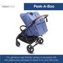 Trend Duo Double Stroller - Denim