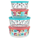8-Piece Hello Kitty Pyrex Glass Food Storage Set