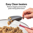 6 Speed Hand Mixer with Easy Clean Beaters Snap-On Case 7 Attachments Black 62639C: 275W, Dishwasher-Safe Parts