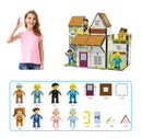 65PCS Magnetic Tile Building Set - Family Theme