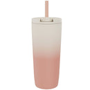 Stainless Steel Travel Tumbler - Peach Ombre
