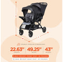 Sit N' Stand Double Stroller 2.0 DLX - Stormy