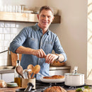 Ceramic Nonstick Aluminum Cookware Set - Cream