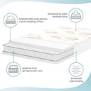 2-In-1 Breathable Two-Sided Portable Crib Mattress
