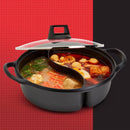 12" 2-Section Covered Hotpot