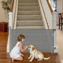 Retractable Baby Gate - Gray