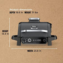 Woodfire Outdoor Grill & Smoker, 7-in-1 Master Grill - Grey