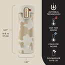 Stainless Steel Vacuum-Insulated Travel Mug - Oatmilk