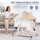 Baby Bassinet Bedside Sleeper - Oatmeal