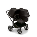 Donkey 5 Duo Stroller Extension Set Complete - Midnight Black