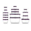 30pc Food Storage Set with Easy Find Lids - Amethyst