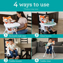 4-in-1 Convertible High Chair - Fox