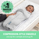 SwaddleMe by Ingenuity Zipper Baby Swaddle - 2pk - Dino Jam
