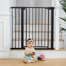 Extra Tall Baby Gate for Stairs and Doorways - Black